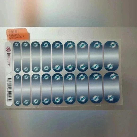 Miami Dolphins NFL nail wraps - Picture 1 of 1